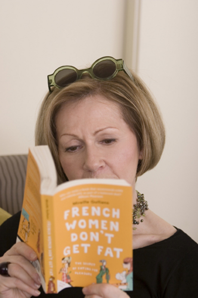 Mireille with book